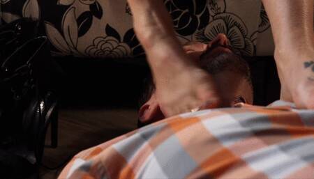 Painting Toenails on Face