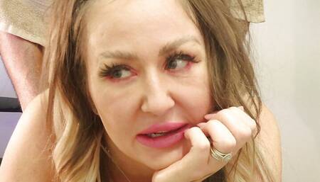 Being interviewed while being fucked