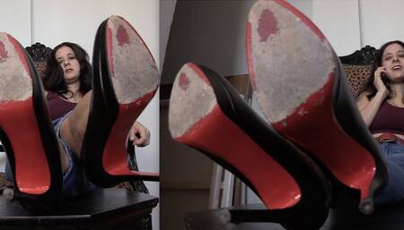 JUST GOOD ENOUGH FOR THE DIRT - Shoe Slave, Domination, Humiliation, POV - WMV