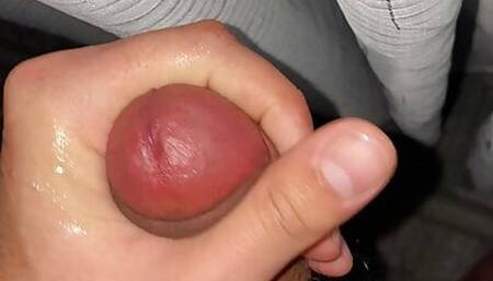 I cumming standing.  a lot of sperm