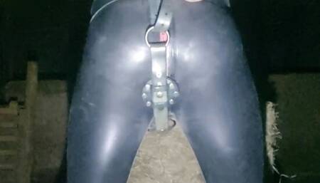 Latex suit keeping me hot