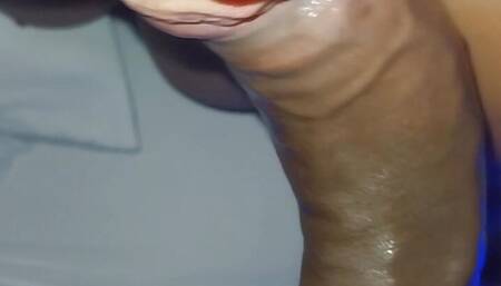 my wife swallowing yummy and smearing everything