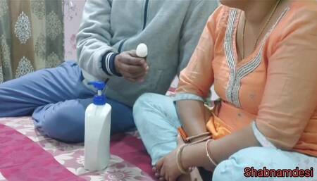 Indian hot aunty teach, how to insert penis in small ass hole  first time