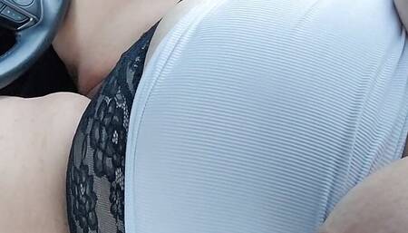 Sexy Fat Girl Car Exhibition