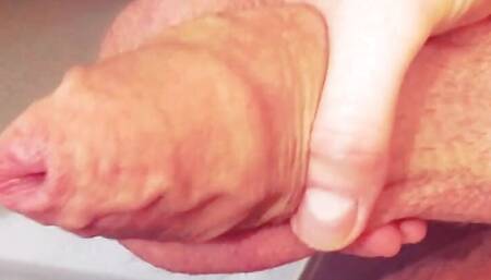 mrbigd1988 squeezing his massive cock