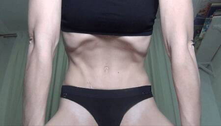 Vacuumed stomach moving 2 (SW)