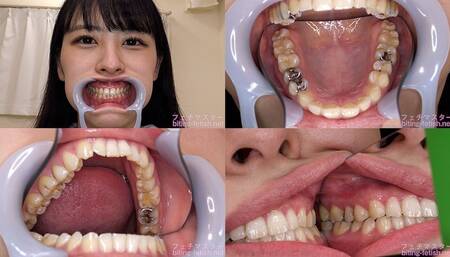 Akari - Watching Inside mouth of Japanese cute girl bite-219-1