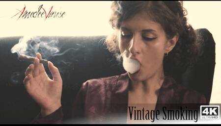 Vintage Smoking (4K-UHD) - Elegant, Classic Smoking Fetish Show with a Vintage Tone!