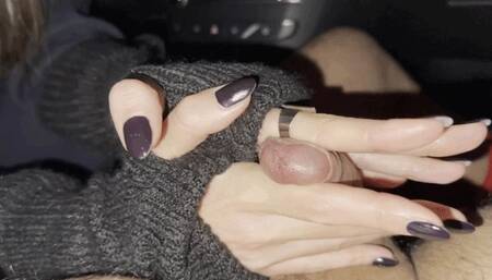 2hotfeet4you - Are you gonna help warm my hands with hot cum handjob