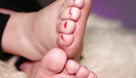 You can cum on my bbw feet