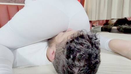 THE NIGHT NURSE PERFORMING THE GAS TREATMENT - BY ISABELITA - CLIP 2 IN FULL HD