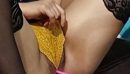Masturbating with my toy