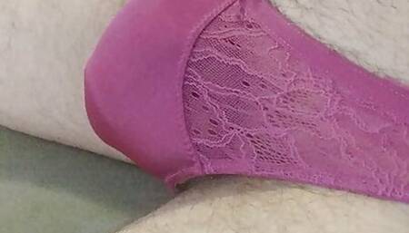 Put On My GFs Undies And Came Huge