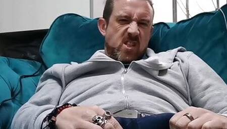 Handsome Guy Jerking Off