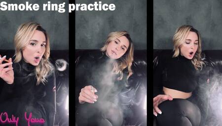 Smoke ring practice
