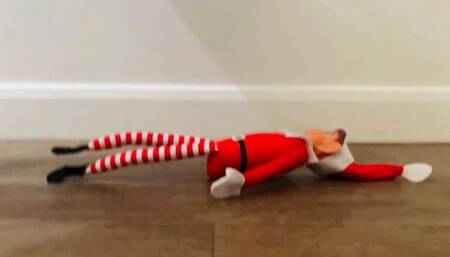 Christmas Elf Crushing Beneath Thigh High Leather Boots