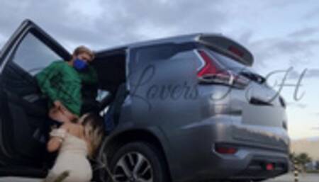 Risky Sex in Parking Lot - pinay Viral 2022 Kakaba Kantotan sa labas Ng mall  -sa puwet tinira