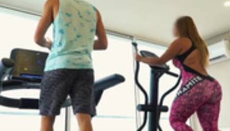 HOT SEX With A Big Ass Venezuelan Gym SLUT