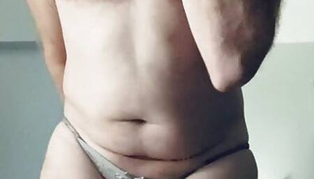 Grey tights Grey panties