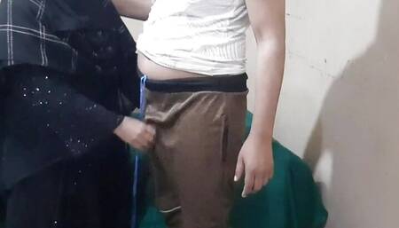 Muslim hijabi maid gets fucked in the Ass and pussy and blowjob