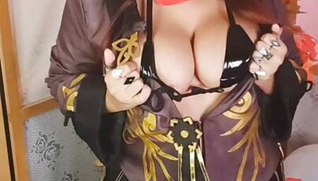 Hu Tao cosplay