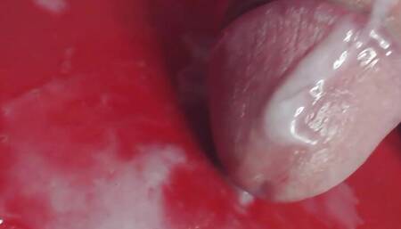 Massive delicious double cumshot!