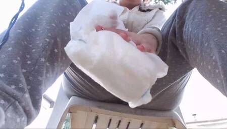 Dirty diaper in public place avi