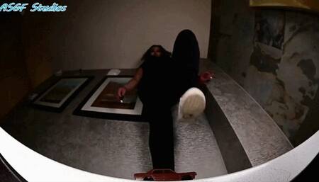 Small girls playful indian sneakers STOMP and TRAMPLE tinys! Part 2 POV - MP4