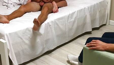 Condom Broke When My Stepbrother Came Inside Me Cuckold Husband Watches