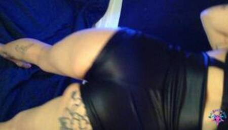 BleuBrutalRose - Huge Bbc and Big White Ass (BL/Blowjob & Leather)