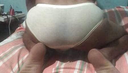 Wearing panty and bra first time