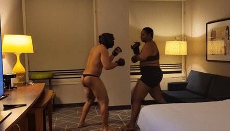 Nina's Boxing Beatdown of Hoodman