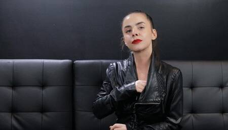 Smoking 120s in Leather Jacket