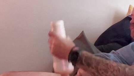 Using the new toy