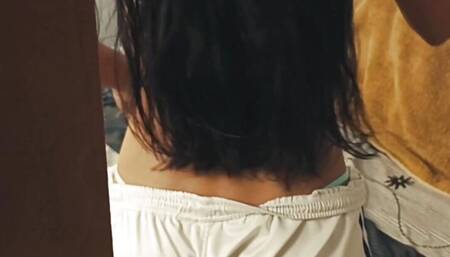 stepsister rejects me, but I end up sucking her pussy and fucking her doggy style, I cum inside her