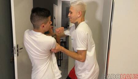 3 Roommates: 3 Bodies To Tie, 3 Asses And Feet To Spank And 3 Mouths To Lick Foot