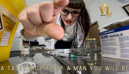 A TASTY MORSEL OF A MAN YOU WILL BE - DR L'AMOUR SWALLOWS HER PROFESSOR