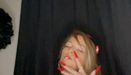 Your XXX NAUGHTY SMOKING NURSE short version just the pussy clit and light ups only XXX in this clip of a full video you can see here