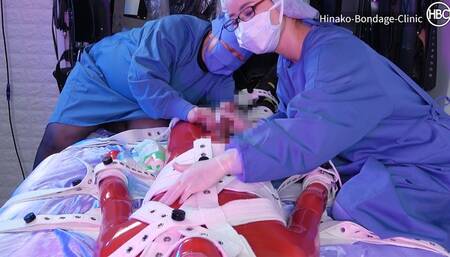 Red Rubber Suit Segufix Bondage (At the meetup)