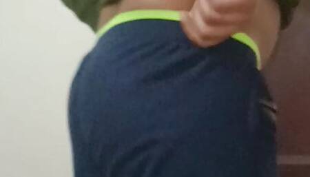 Butt shaking boy