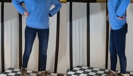 Good old friends, my cock and Tanja's Timberlands - Cam 4