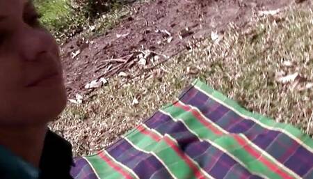 Leila Babe Outdoor Nude with big breast and teasing