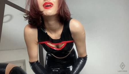 POV latex shining and JOI and CEI - [720p]