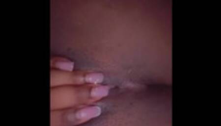 Rubbing pussy late
