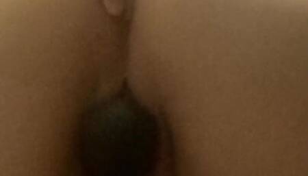 Using my vibrator to play with my pussy and finger fuck my asshole