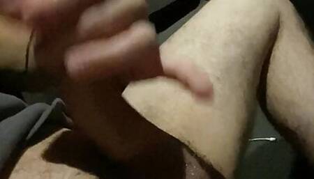 Staying in my truck and Making my dick with a growing cream