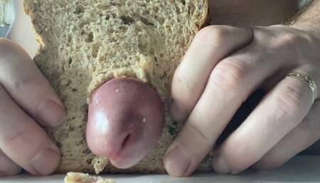 Cumshot fun explosion fucking bread