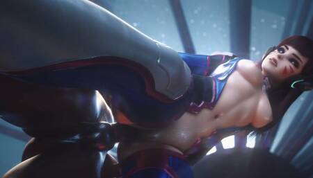 D.va get Fucked By Big Black Cock !