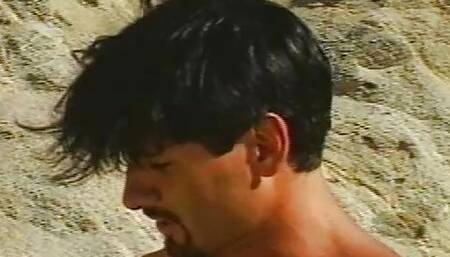 naked on the beach two blondes fuck lifeguard