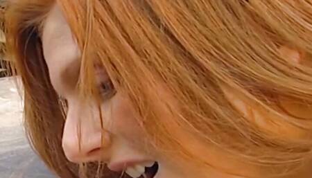 It's a redhead that will surely please your needs